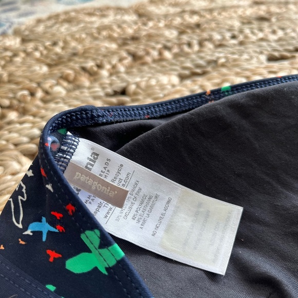 PATAGONIA Bird Print Bikini Swim Top, XL - Picture 4 of 9